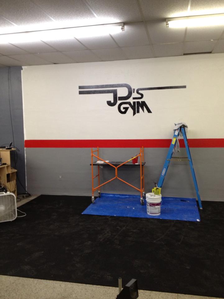 MMA Area Taking Shape - 6 Bag Rack